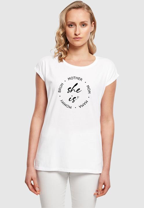 Produktbild Merchcode Ladies Mothers Day - She is T-Shirt - 112781 (S)