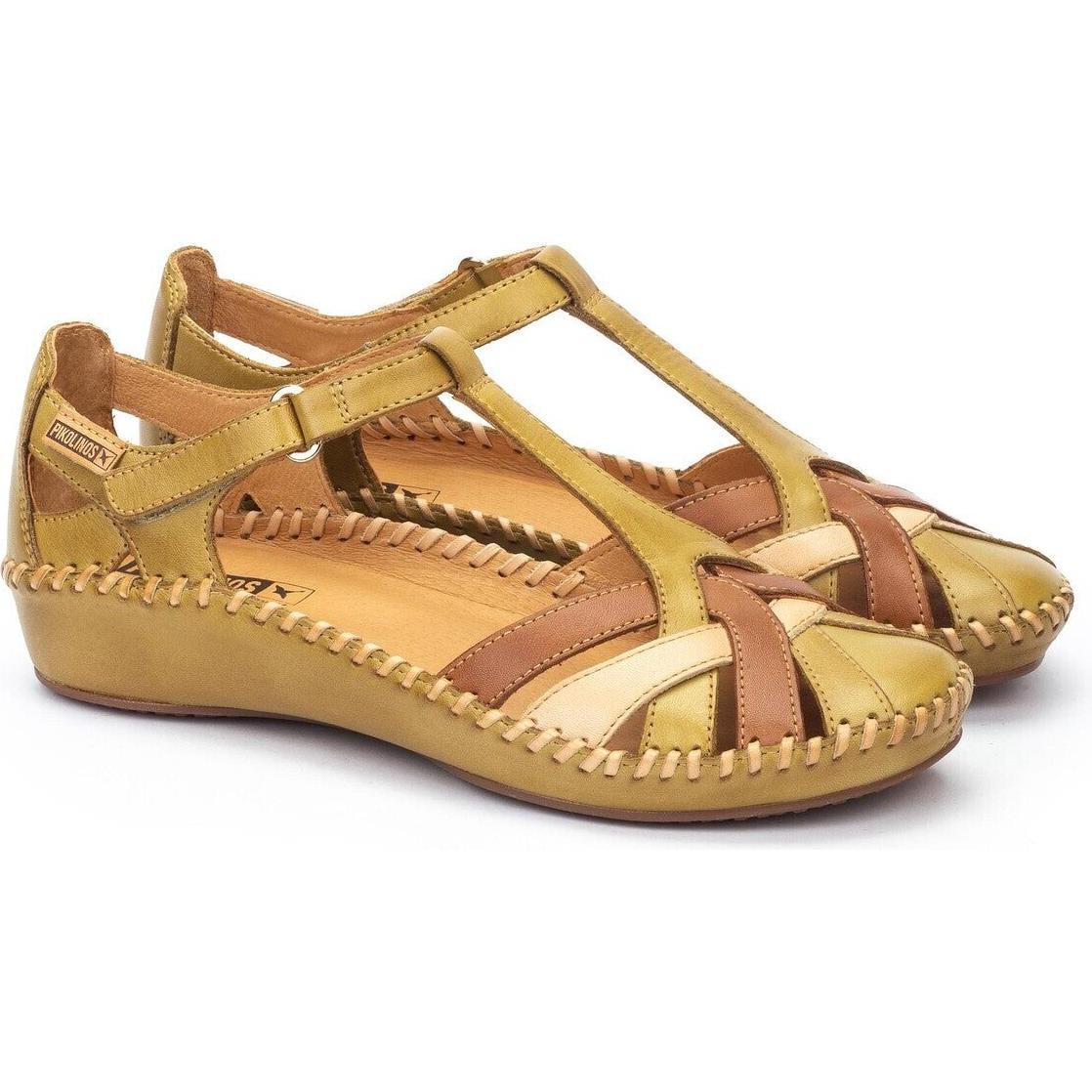 Pikolinos, Damen, Sandalen, P. Vallarta, Grün, (36)