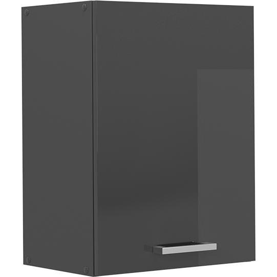 Vicco, Regal, Hängeschrank R-Line, Anthrazit Hochglanz/Anthrazit, 45 cm