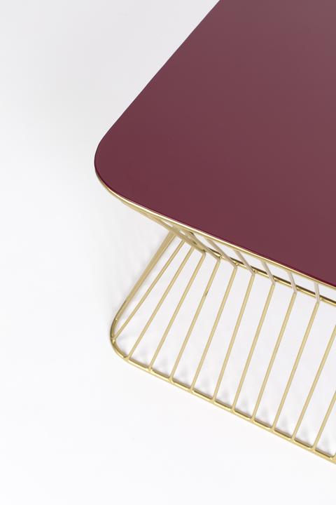 Actual product image Bold Monkey No Offence coffee table wine red