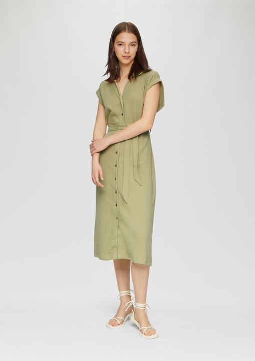 Image du produit s.Oliver Kleid Ärmelloses Hemdblusenkleid mit Bindegürtel (32)
