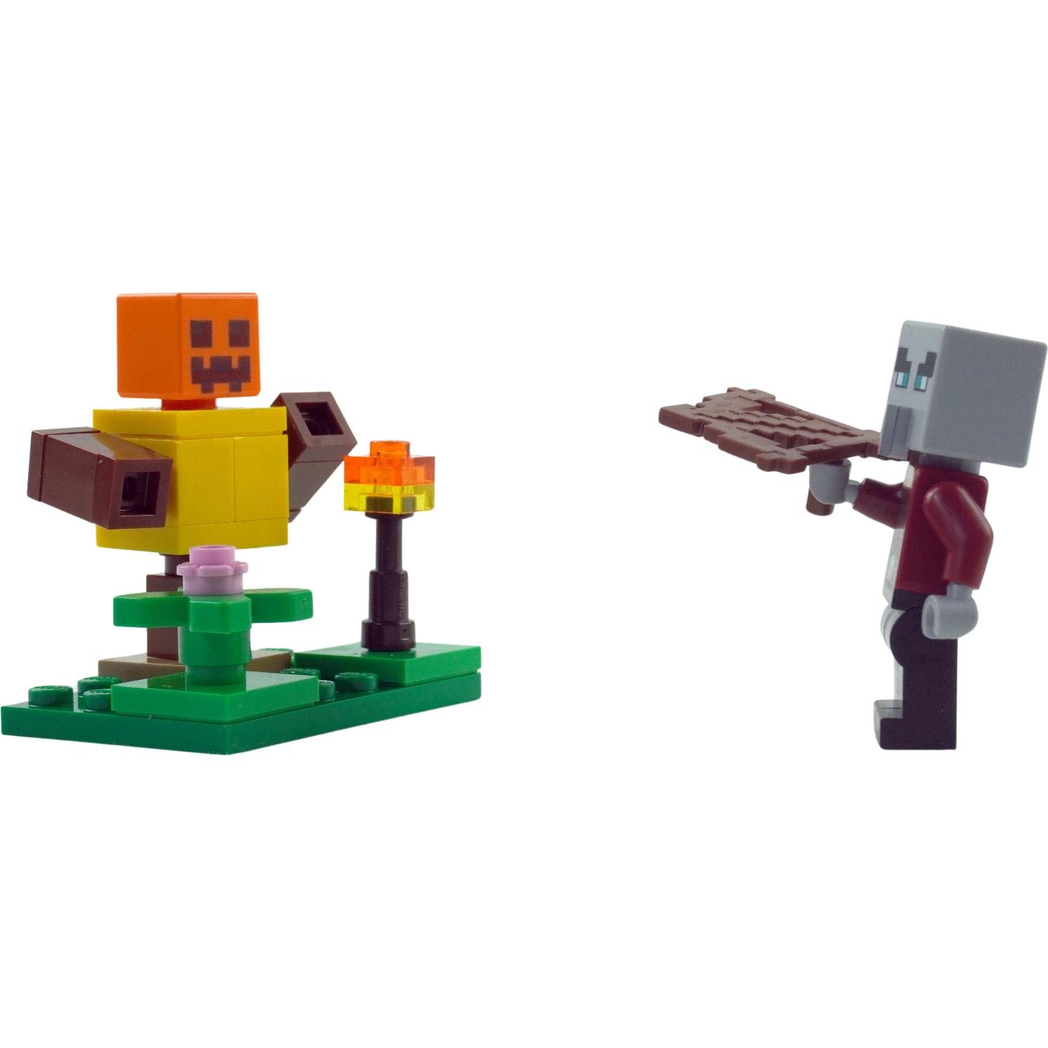 Thumbnail - LEGO Minifigur Minecraft Pillager mit Trainingsdummy - 662306 NEU! Menge 1x (662306)
