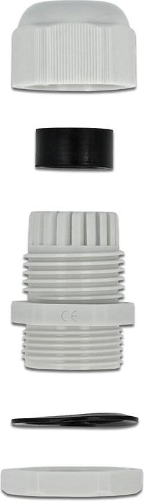Produktbild Delock Kabelverschraubung PG19, 28mm, 10 Stück, grau