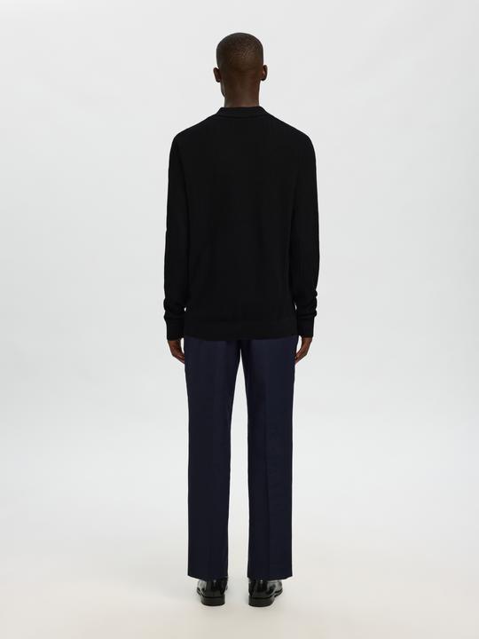 Produktbild Selected 100% Baumwoll Langarm-Poloshirt (M)