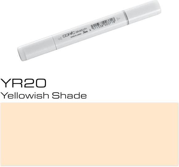Image du produit Copic Sketch Type YR - 20 (YR20 - Ombre jaunâtre, 1 x)