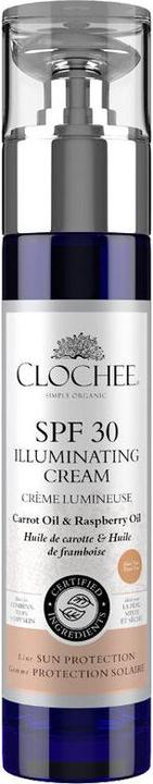 Produktbild Clochee Illuminating Cream SPF30 Illuminating Cream Carrot Oil & Raspberry Oil 50ml (Selbstbräunungsschaum, 50 ml)