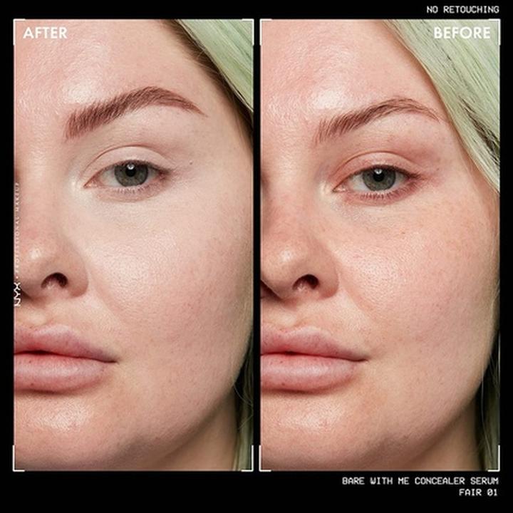 Actual product image NYX Professional Make-Up Bare With Me Concealer Serum (1 Fair)