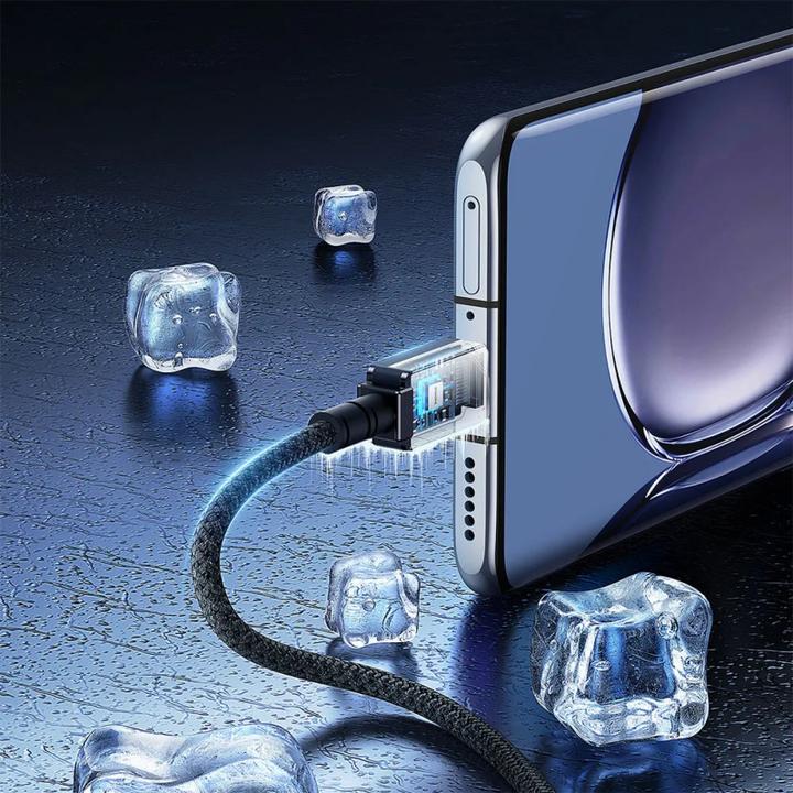 Actual product image Baseus Fast Charging Data Cable USB to USB-C, 100W, 1m - Black (1 m, 100 W)