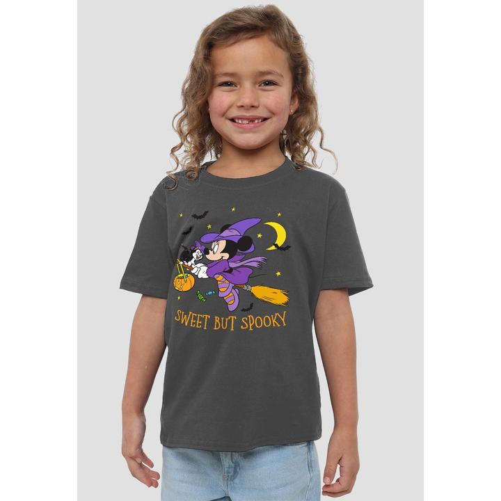 Actual product image Disney Childrens/Kids Spooky Witch Minnie Mouse T-Shirt (104)