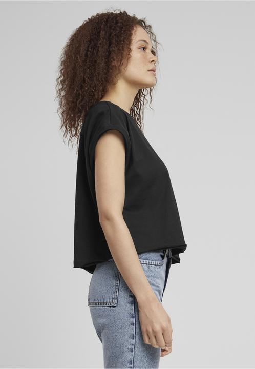Produktbild Urban Classics Ladies Organic Open Edge Tee - 126809 (5XL)