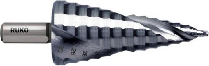 Produktbild Ruko Step drill UltimateCut Flowstep Ø8.0-30.0mm (10, 12, 14, 16, 18, 20, 22, 24, 26, 28, 30 mm)
