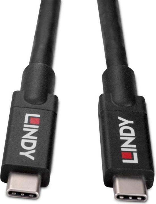 Actual product image Lindy 8m Active USB 3.2 Gen 2 C/C (8 m, USB 3.2 Gen 2, 100 W)