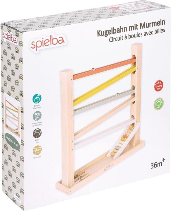 Produktbild Spielba Kugelbahn mit Murmeln