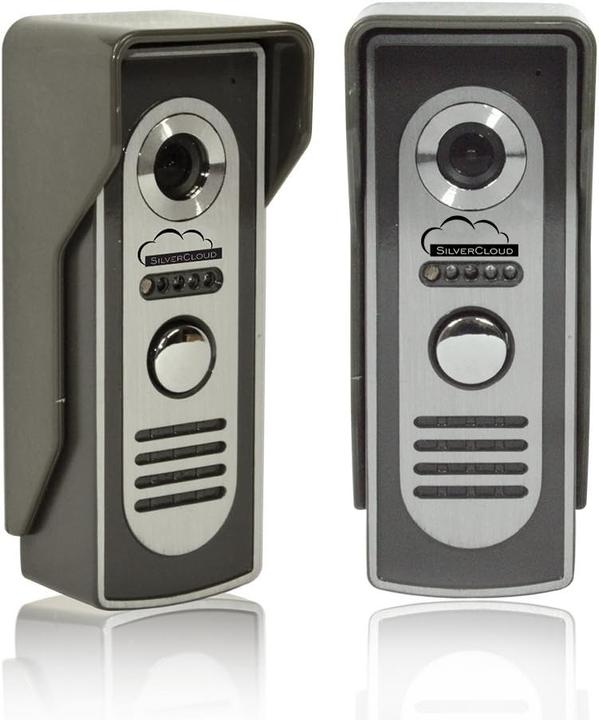 Actual product image PNI SilverCloud House 715 video intercom with 7-inch LCD screen and electromagnetic Yala