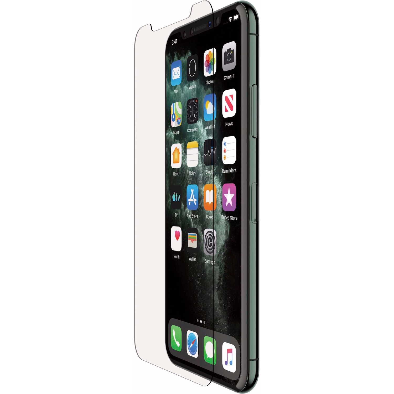 Belkin ScreenForce InvisiG.Ultra antimik. iPhone 11Pro Max/Xs Max (1 Stück, Apple iPhone XS Max, Apple iPhone 11 Pro Max...