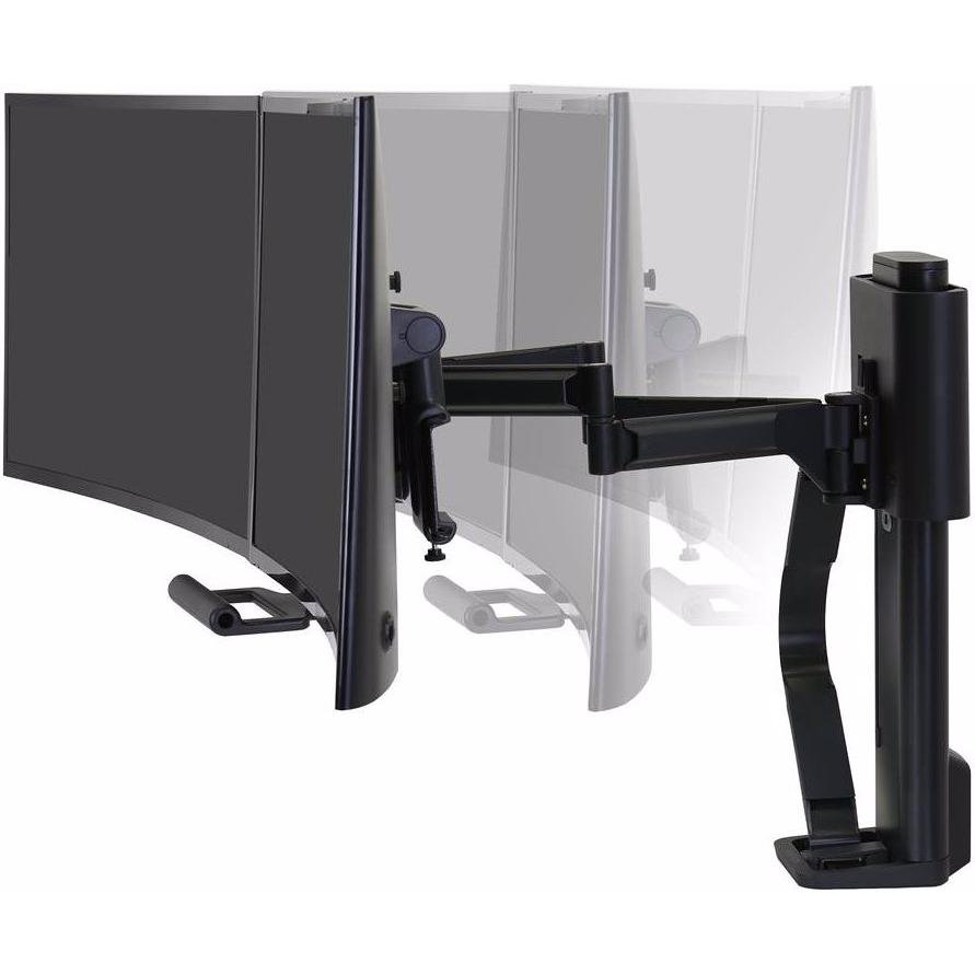 Thumbnail - Ergotron Trace Dual Adapter (Tisch, 26"), Monitor Halterung, Schwarz