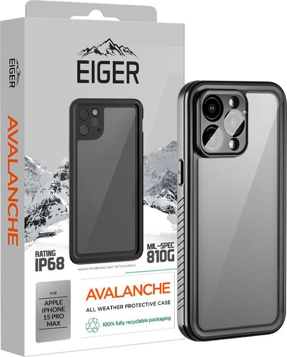 Actual product image Eiger Avalanche Case (Apple iPhone 15 Pro Max)