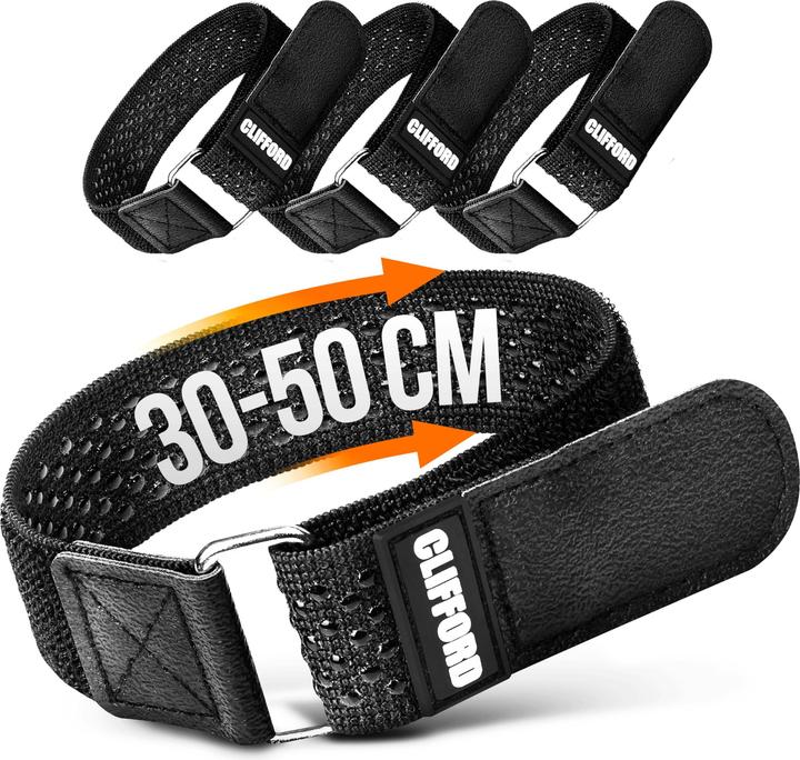 Produktbild Clifford Elastisches Klettband mit Silikon-Grip (40 mm)