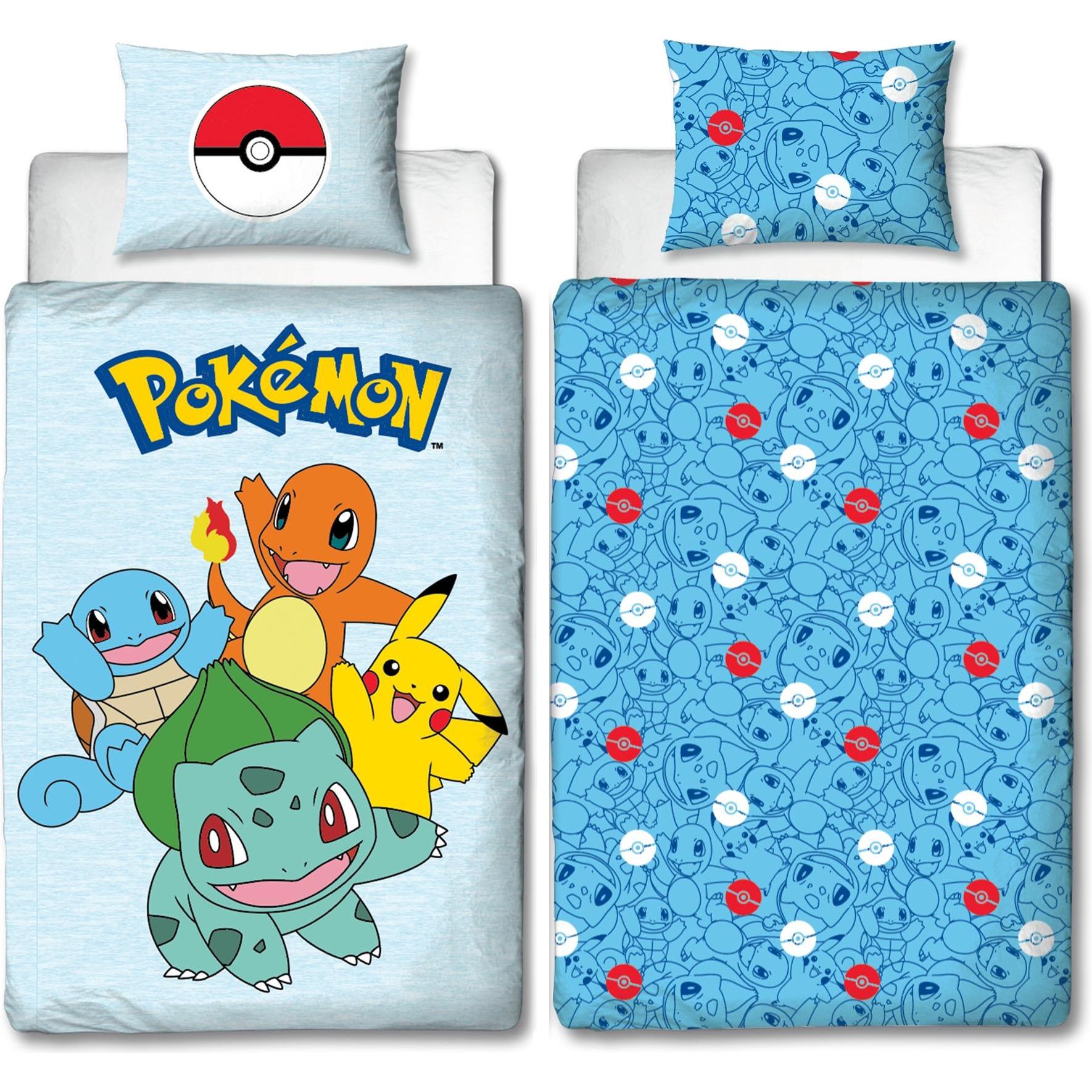 Pokémon, Kinderbettwäsche, Bed Linen - Adult Size 140 x 200 cm - Pokemon (POK553)