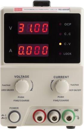 RS PRO 0-60V, 0-5A, digital control DC power su