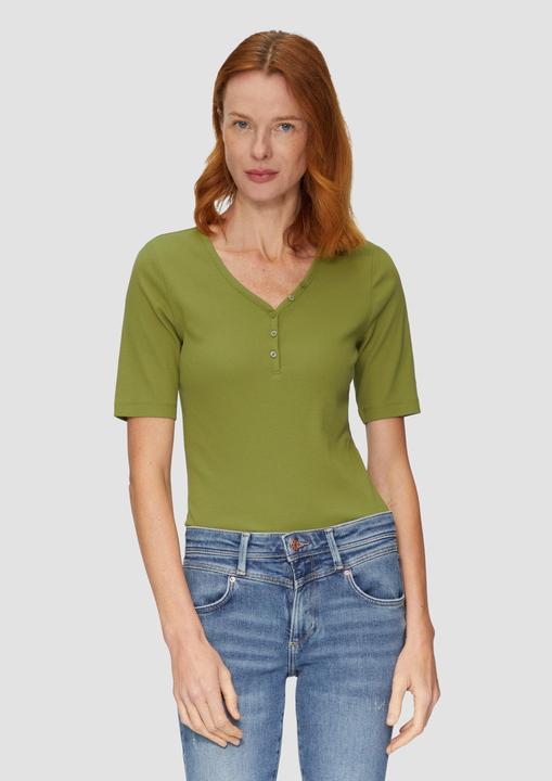 Immagine prodotto S.Oliver T-Shirt Rippshirt mit Henley-Ausschnitt (36)