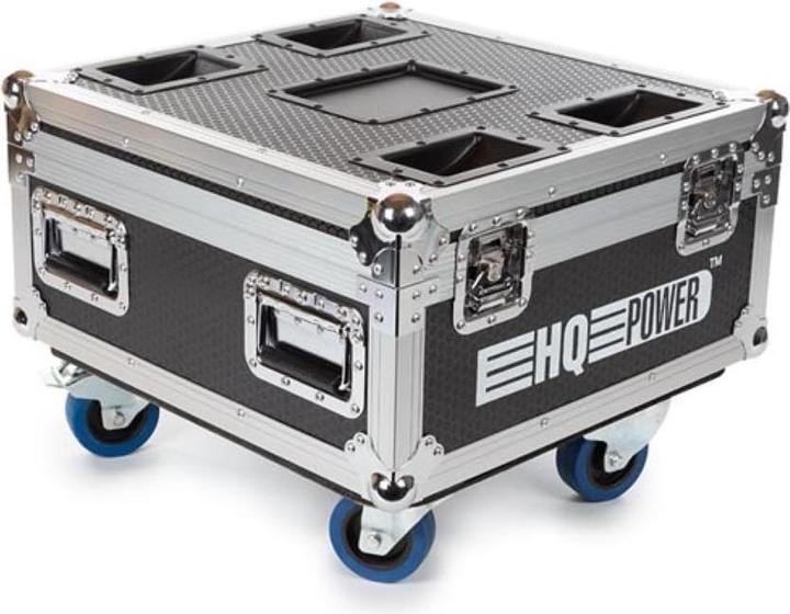 Produktbild HQ Power Flightcase Mit 6 Akkubetriebenen Led-Bodenscheinwerfern Hqlp10031 (12 W)