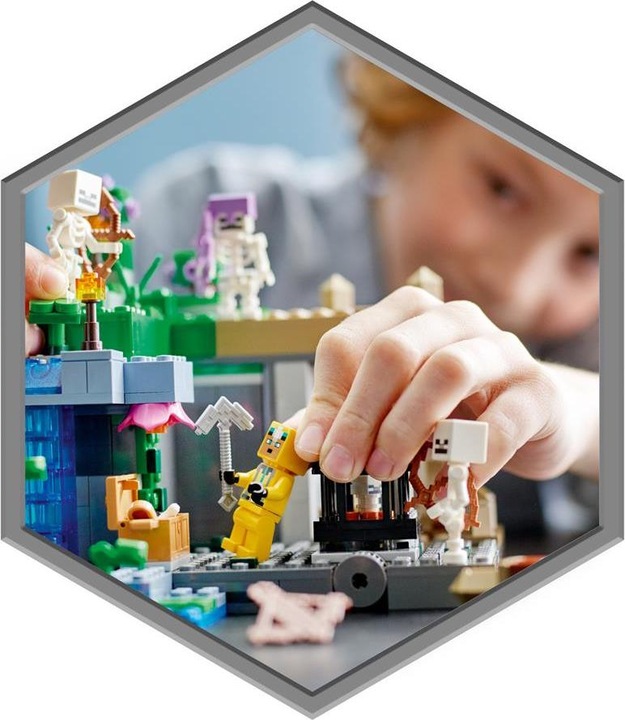 Produktbild LEGO Das Skelettverlies (21189, LEGO Minecraft)