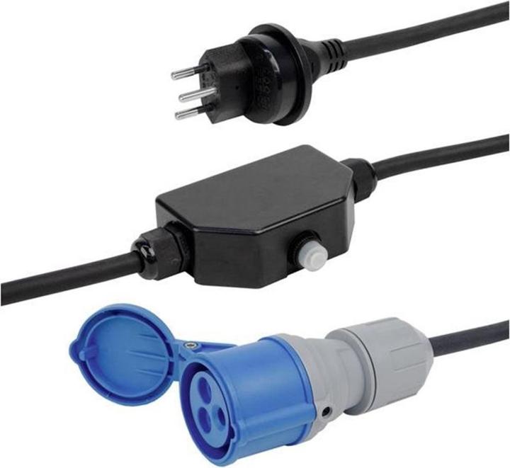 Produktbild Steffen Anschlusskabel GdV 3 x 1.5 mm T13-CEE16/3 IP55 (3 m)