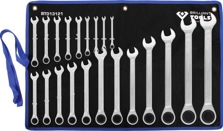Actual product image KS Tools Ratchet ring spanner set (32 mm, 18 mm, 11 mm, 12 mm, 20 mm, 19 mm, 27 mm, 15 mm, 13 mm, 25 mm, 6 mm, 21 mm, 7 mm, 14 mm, 29 mm, 8 mm, 10 mm, 30 mm, 23 mm, 26 mm, 22 mm, 17 mm, 28 mm, 9 mm, 16 mm, 24 mm, 31 mm)