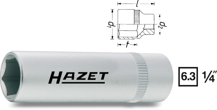Productafbeelding HAZET Externe zeskantbussen (13 mm)
