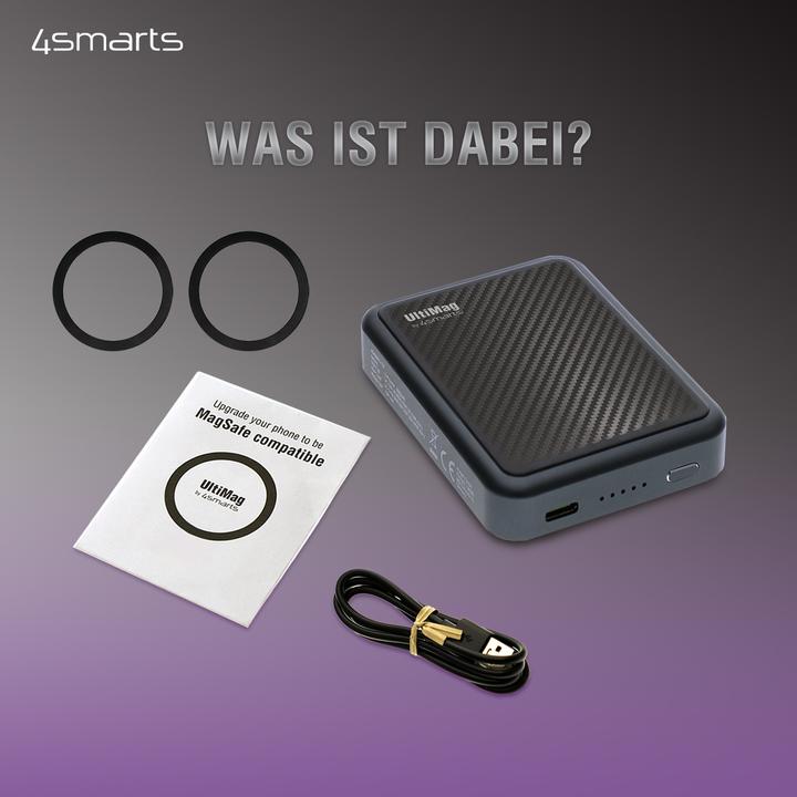 Immagine prodotto 4smarts UltiMag Lucid (5000 mAh, 18.50 W, 18.50 Wh)