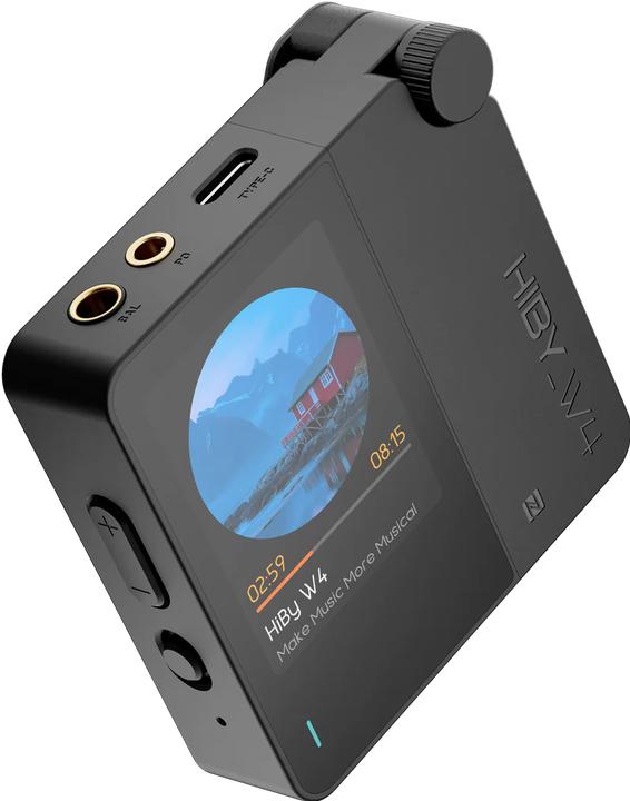 Produktbild HiBy W4 - Portabler HiFi Bluetooth Kopfhörerverstärker (Display, USB-DAC, aptX, Bluetooth)