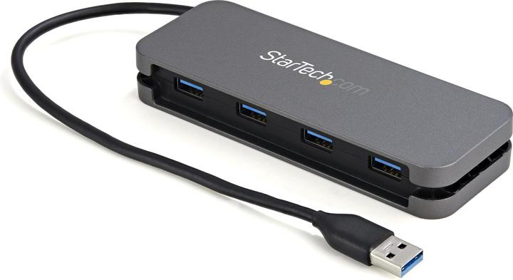 Produktbild StarTech HB30AM4AB Schnittstellen-Hub USB 3.2 Gen 1 (3.1 Gen 1) Type-A (USB-A, 4 Ports)