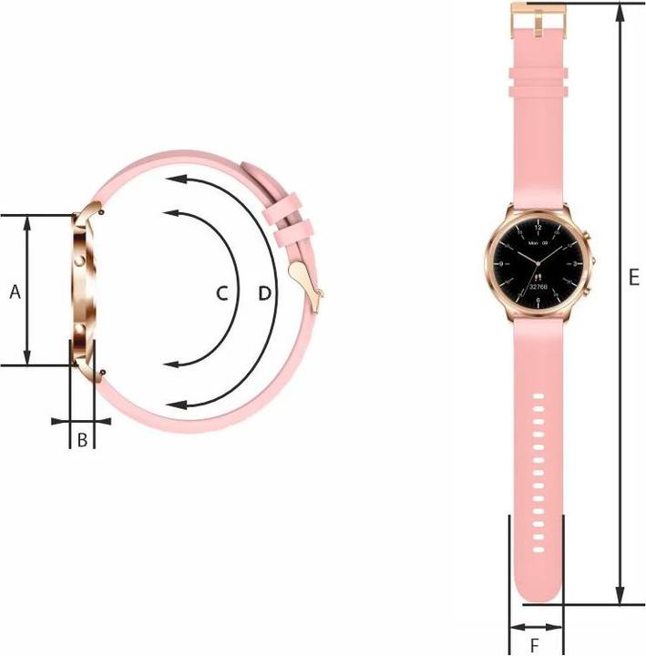Produktbild Manta Unisex Kelly Pink (45 mm)