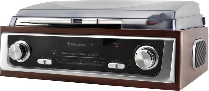Actual product image Soundmaster Stereo PL196H Brown
