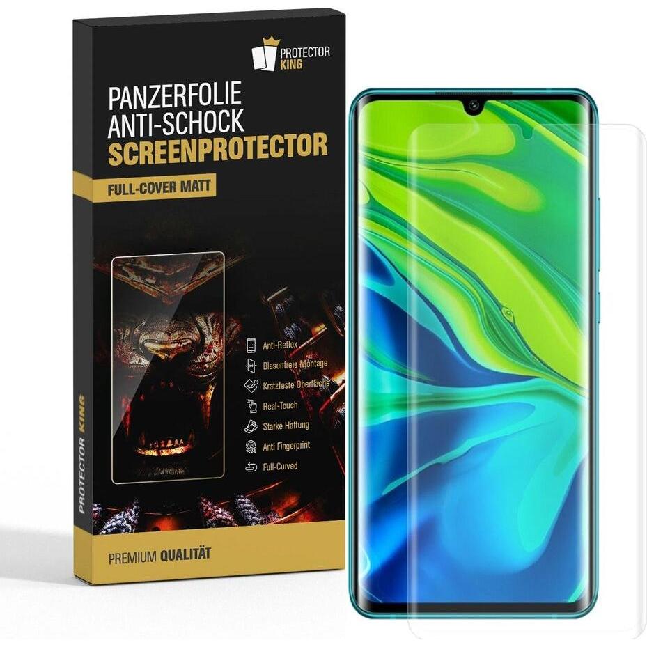 Thumbnail - Protectorking 1x Premium Displayschutzfolie Matt Entspiegelt (1 Stück, Xiaomi Mi Note 10), Smartphone Schutzfolie