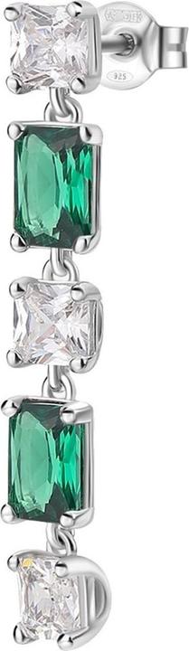 Actual product image Brosway Silver dangling single earrings Fancy Life Green FLG17 (Silver)