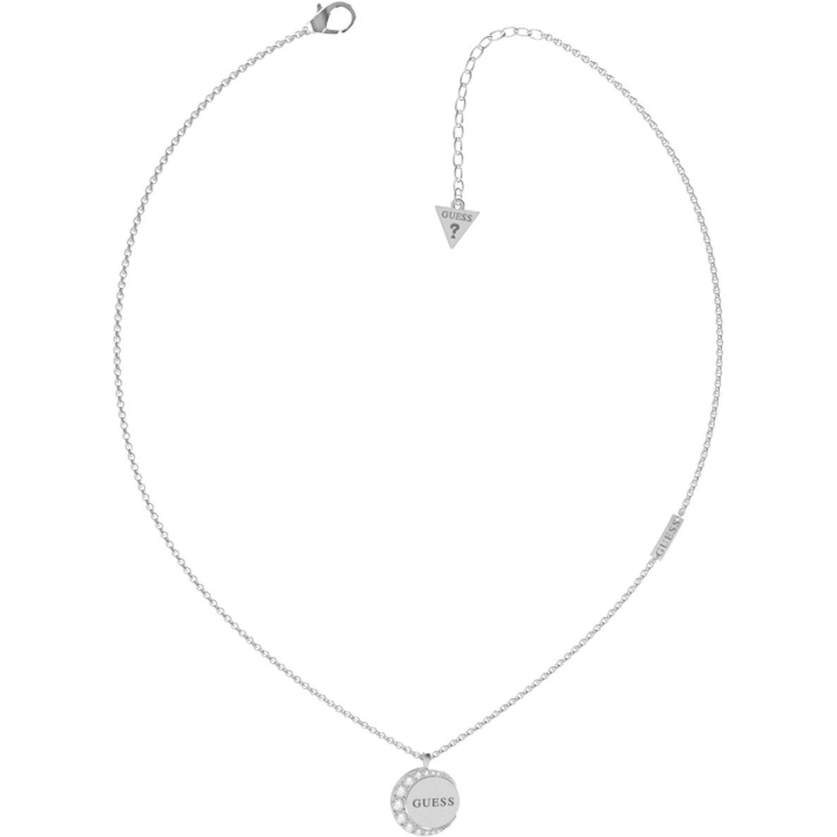 Guess, Halsschmuck, Moon Phases Halskette, (Edelstahl, Mit Stein(en))