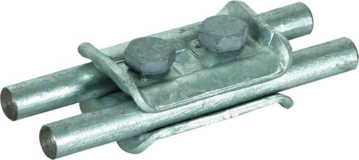 Dehn + Söhne Parallel connector, DIN EN 62561-1, for same Ø, 7-10 mm (Plugs and connectors)