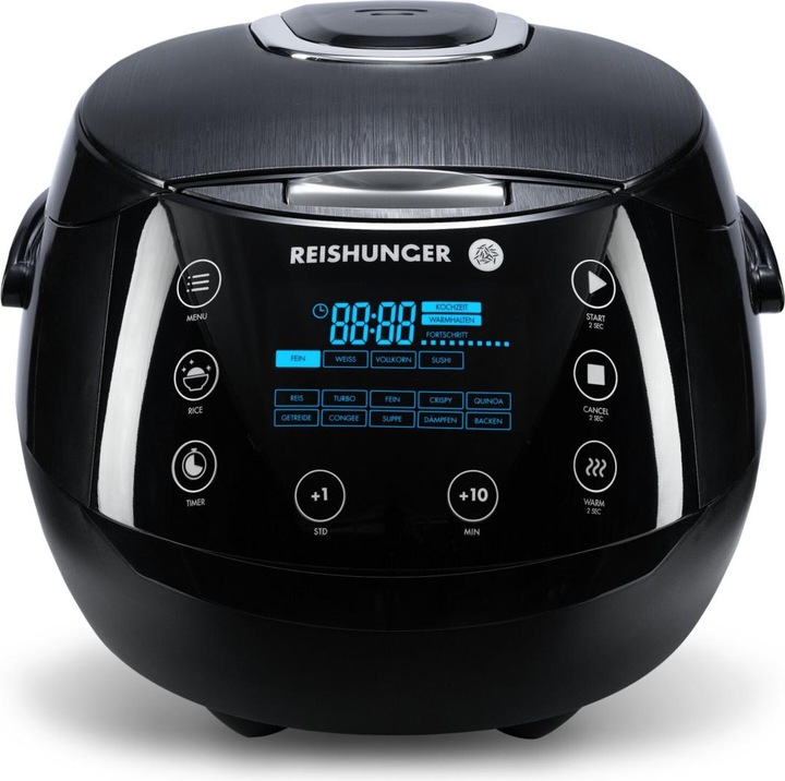 Reishunger Cuociriso e vaporizzatore digitale nero