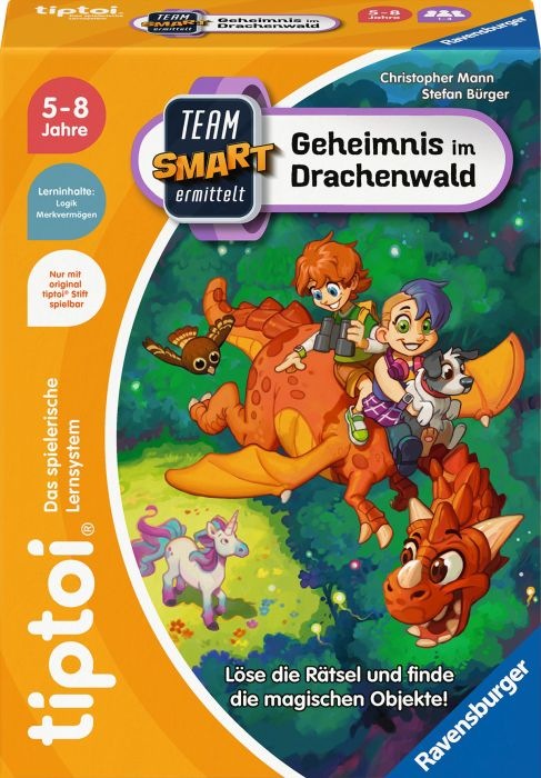 Actual product image Ravensburger Team Smart investigates - Mystery in the dragon forest (German)