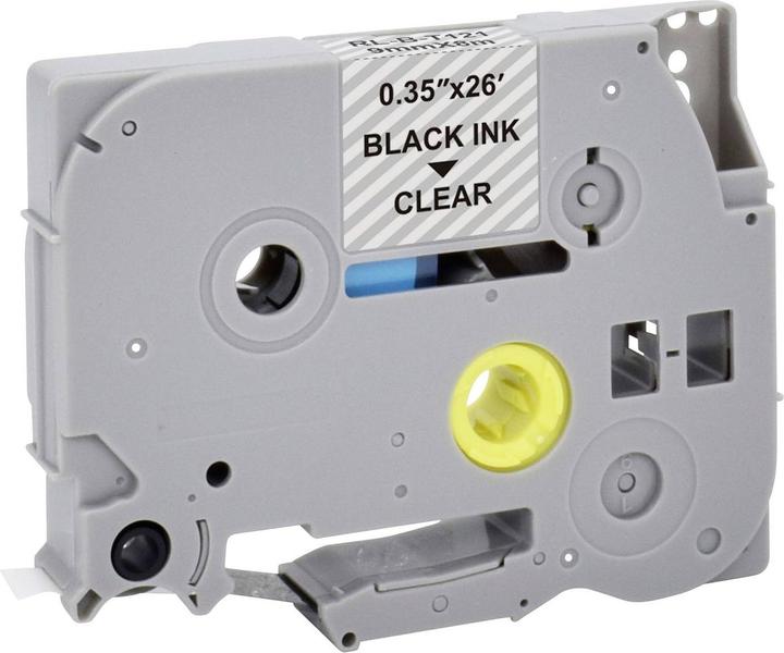 Produktbild Renkforce Schriftband RF-LT-BTZe121 Kompatibel ersetzt Brother TZe-121 9 mm Ba (0.90 cm, Transparent)