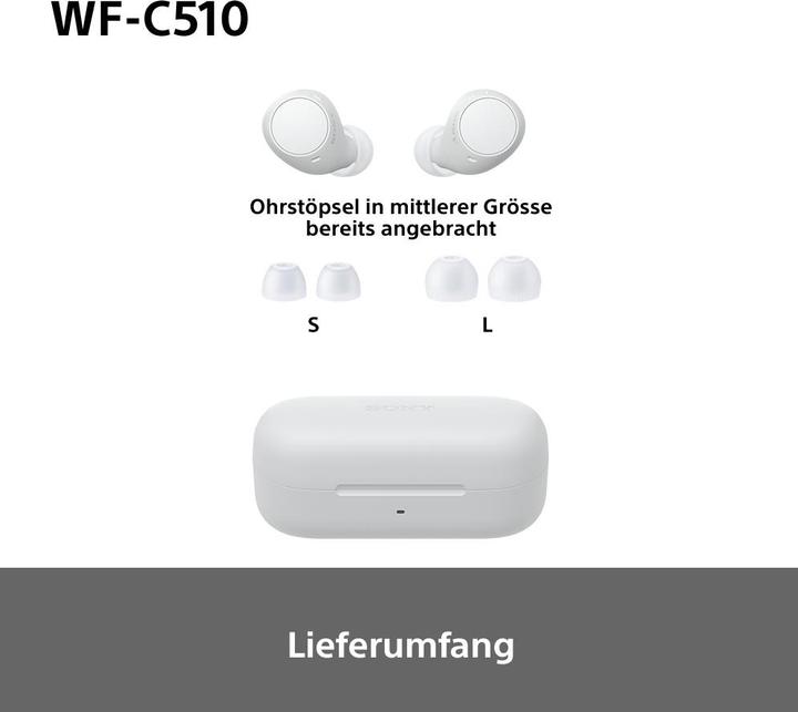 Actual product image Sony WF-C510 (No noise cancellation, 11 h, Wireless)