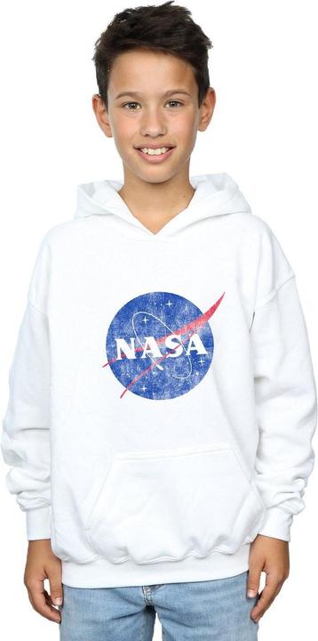 Immagine prodotto Nasa Classic Insignia Logo Distressed Felpa con Cappuccio Ragazzi (140, 146)