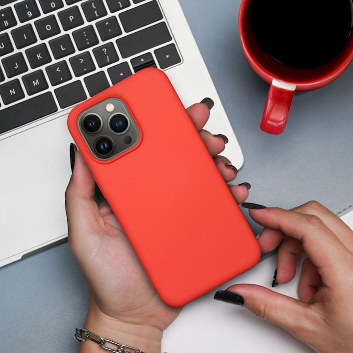 Produktbild Partner Telecom Back panel cover OEM SILICONE case for IPHONE 11 peach (Apple iPhone 11)
