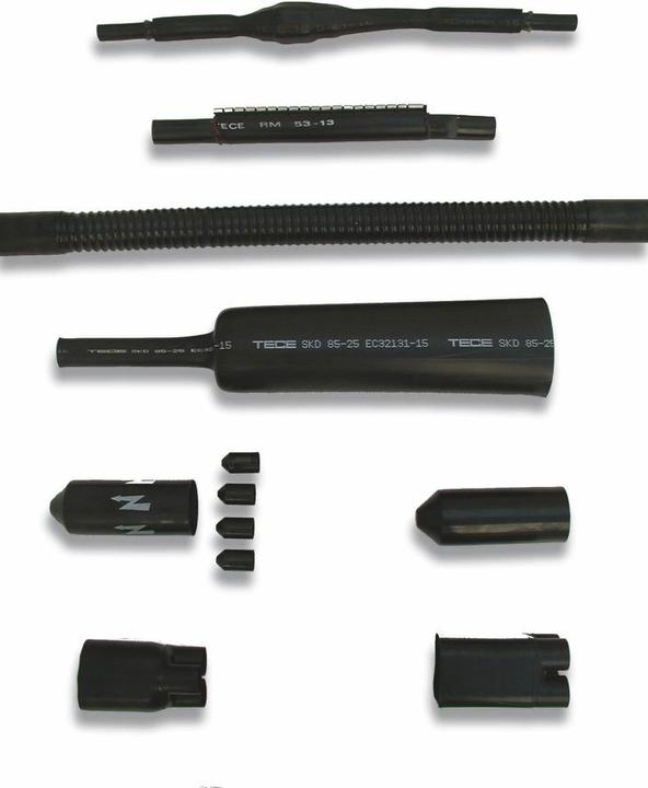 Produktbild Cimco Verbindungs-Schrumpfmuffen für Pressverbinder oder Schraubverbinder 1kV 1,5-6/3 (1 x)