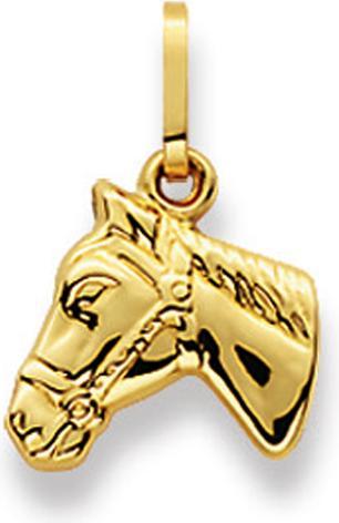Actual product image Muau Pendant horse yellow gold 750, 20x13mm (750/18K yellow gold)