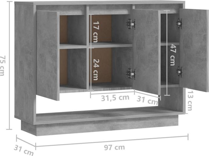Image du produit vidaXL Sideboard (31 x 31 x 75 cm)