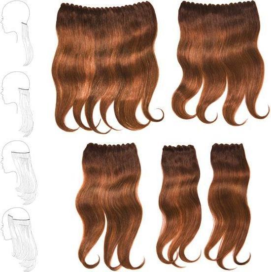 Produktbild Balmain Clip-In Weft Memory®Hair 45cm L.A.,Copper Gold Blonde Ombré (LA, 45 cm)