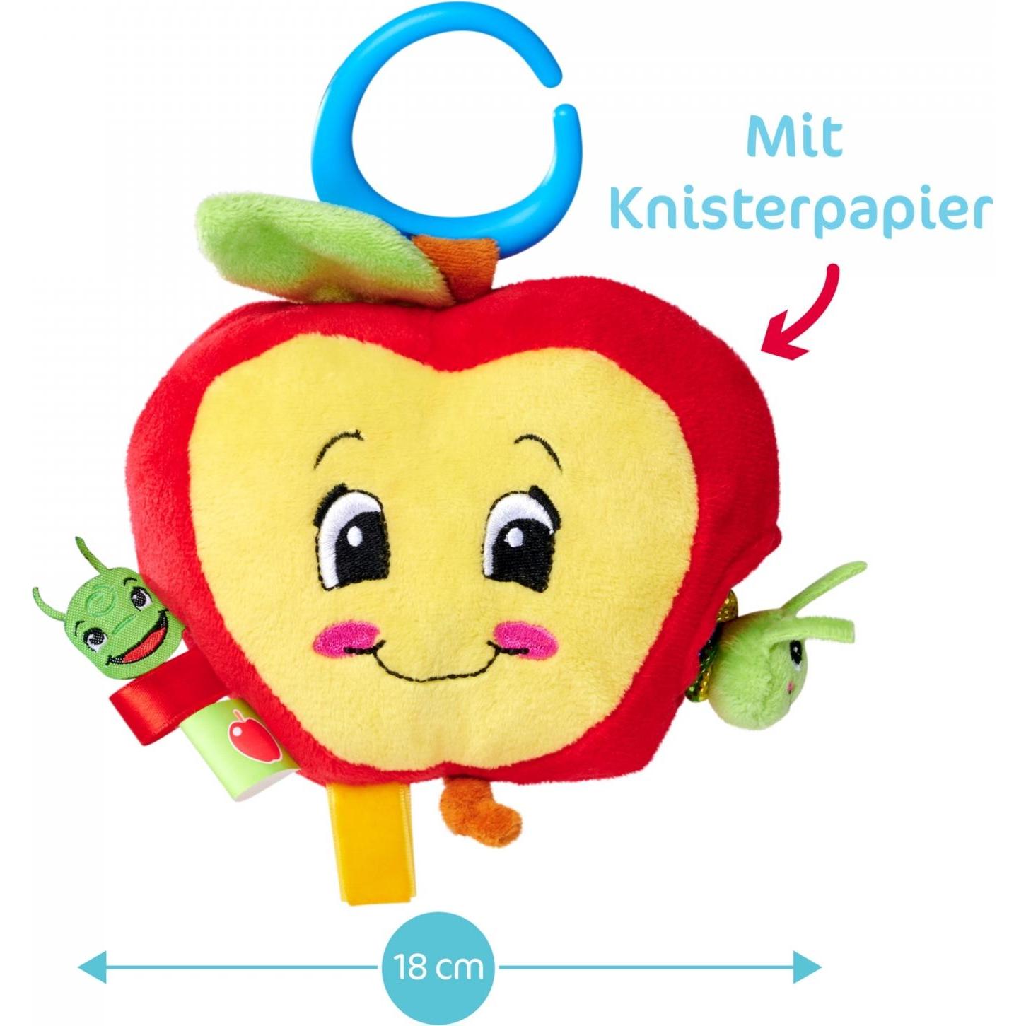 Thumbnail - ABC Aktivitäten Apfel mit Raupe Plüschtier
